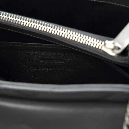Saint Laurent Calfskin Y Quilted Monogram Small Loulou Chain Satchel Earth 9 of 10