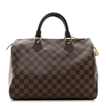 Louis Vuitton Damier Ebene Speedy 30 1 of 10