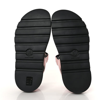 Louis Vuitton Calfskin Pool Pillow Flat Comfort Sandals 40 Rose Clair Pink 5 of 8