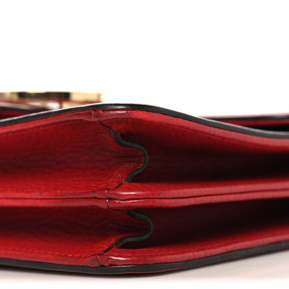 Gucci Dollar Calfskin Small Interlocking G Shoulder Bag Red 11 of 11