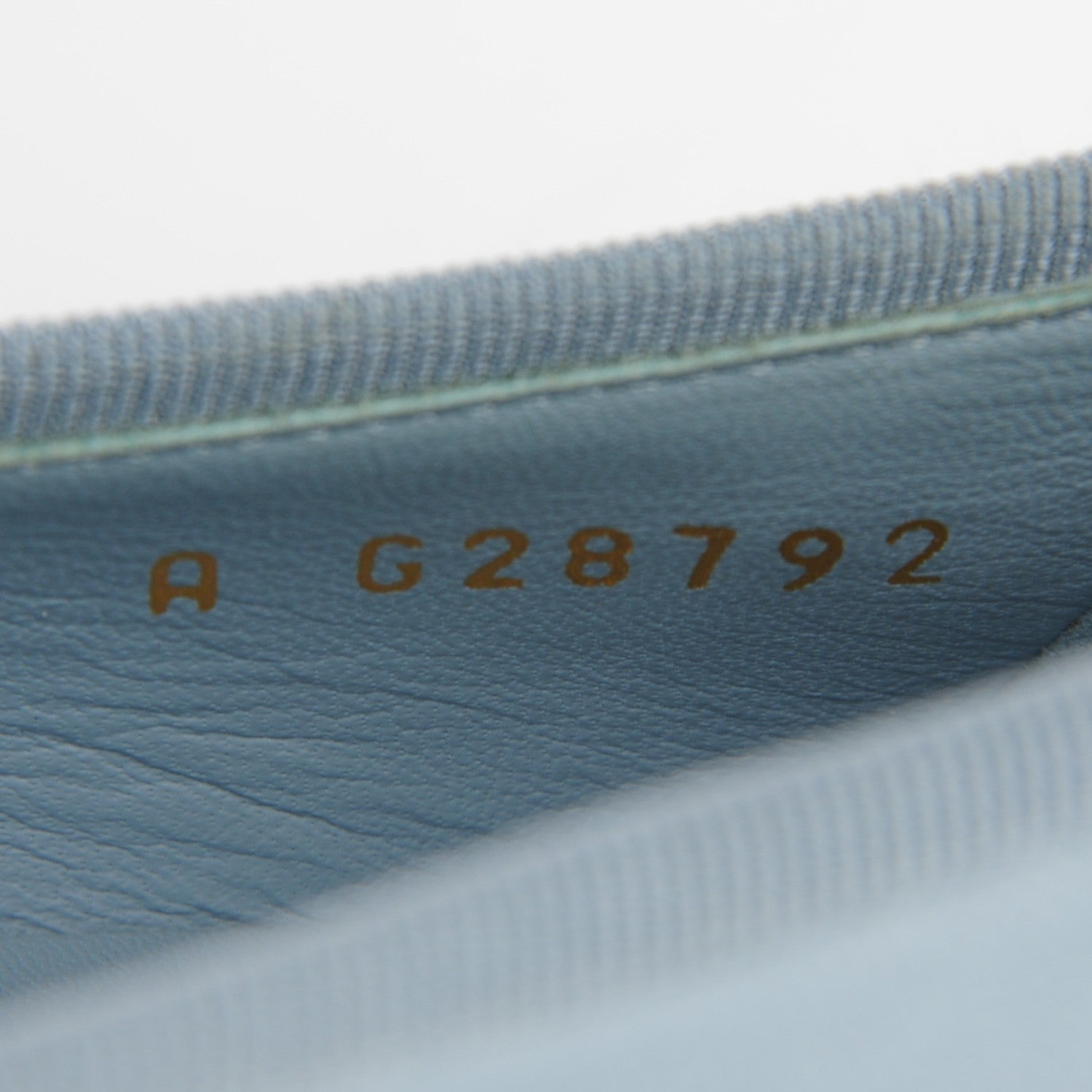 Chanel Lambskin Patent CC Cap Toe Ballerina Flats 35 Blue 9 of 9