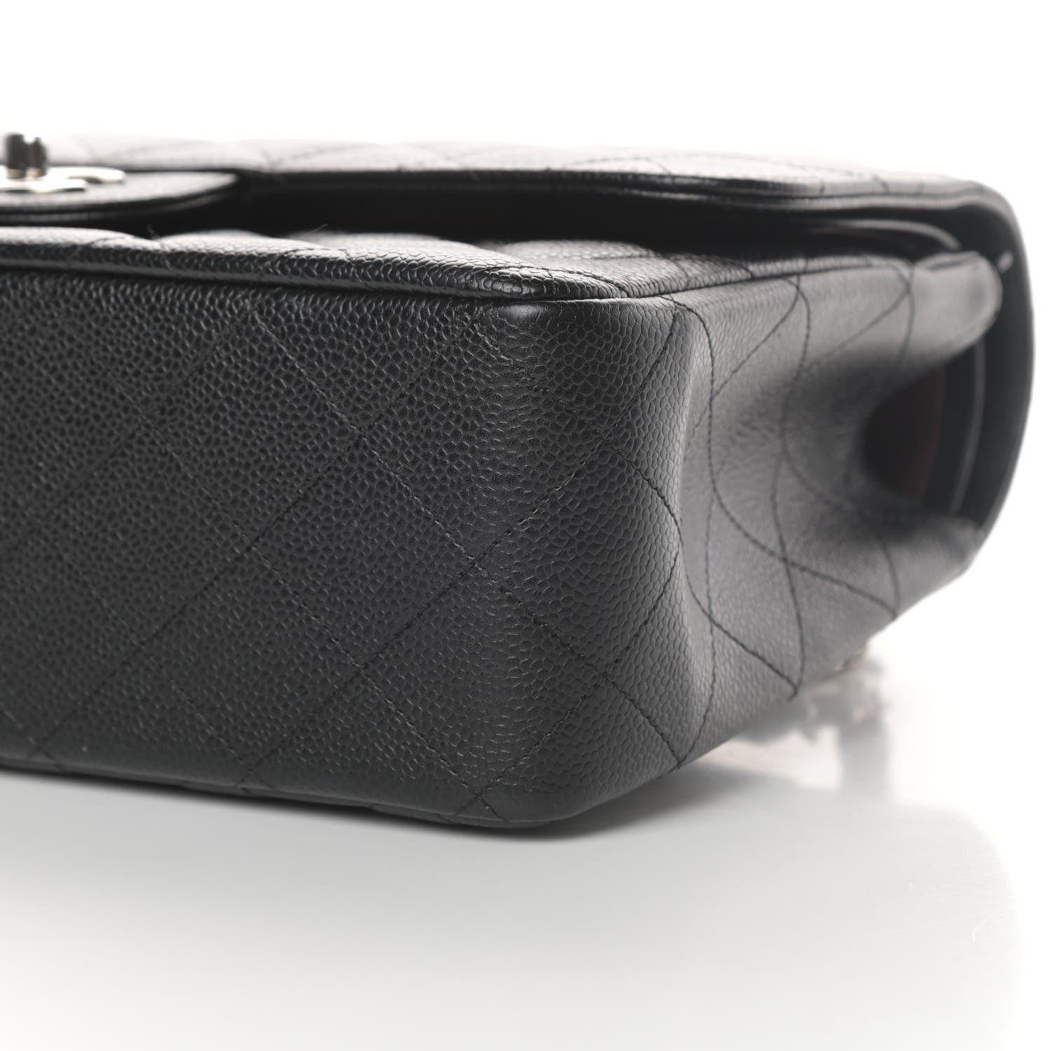 Chanel Caviar Quilted Jumbo Double Flap Black 10 of 16