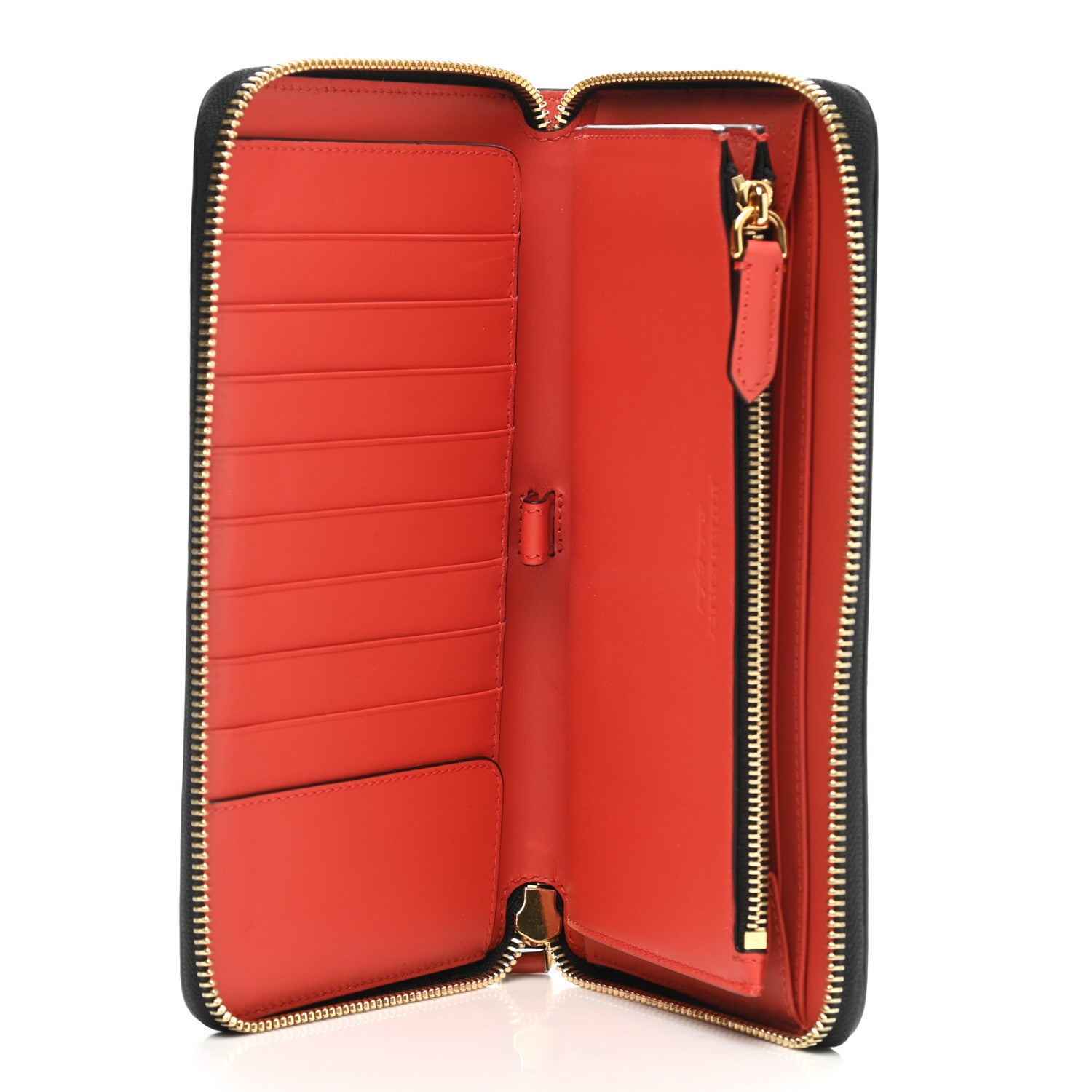 Burberry Calfskin Print Zip Around Wallet Multicolor 5 of 9