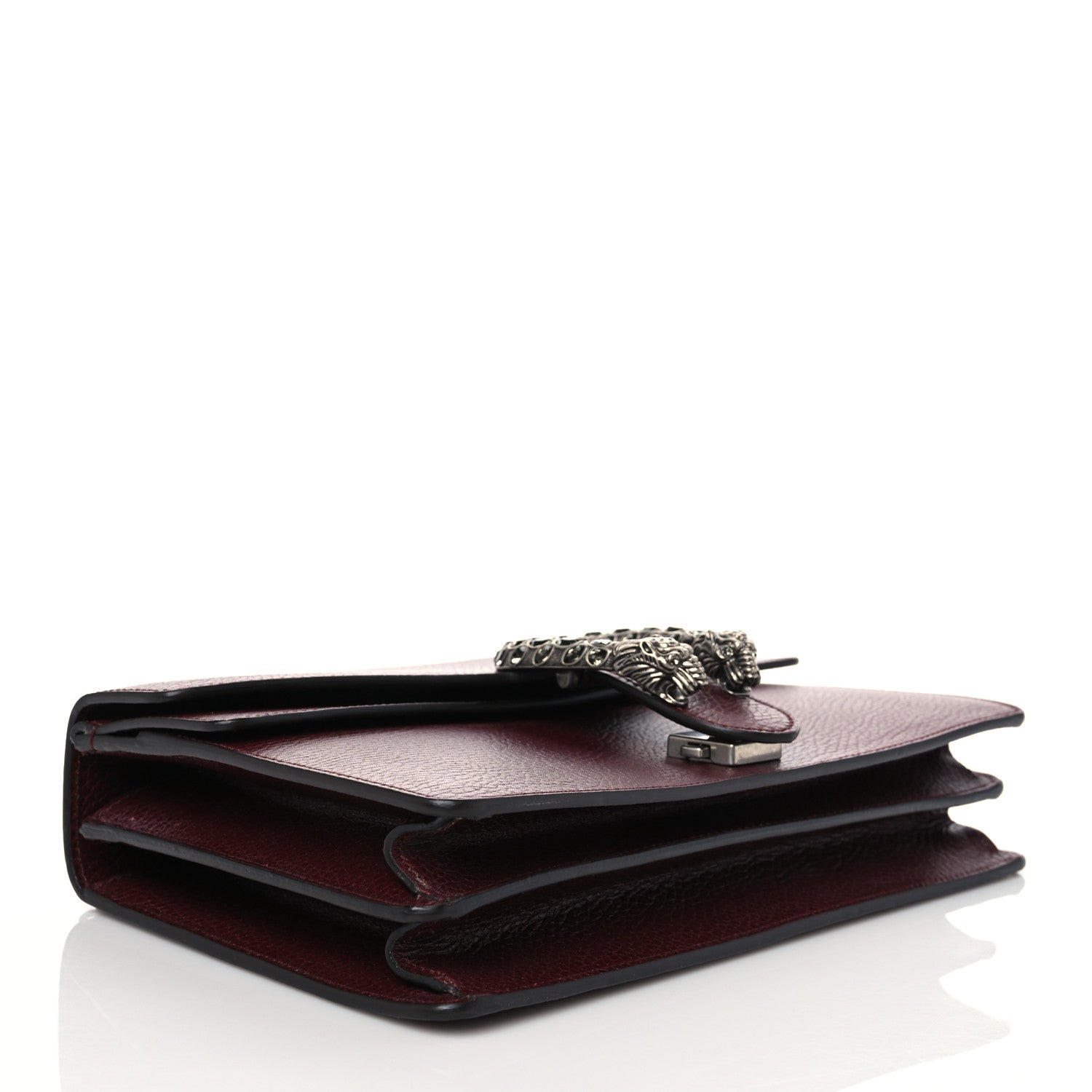 Gucci Dollar Calfskin Crystal Small Dionysus Shoulder Bag Vintage Bordeaux 4 of 10