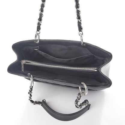 Chanel Caviar Quilted Grand Shopping Tote GST Black 5 of 14