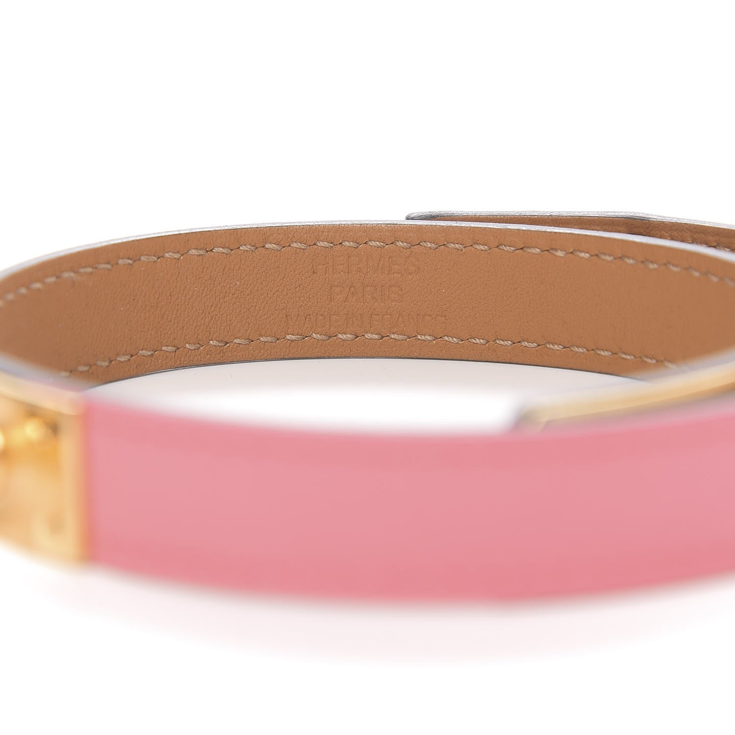 Hermes Swift Kelly Double Tour Bracelet T2 Rouge H Rose D'ete 4 of 9