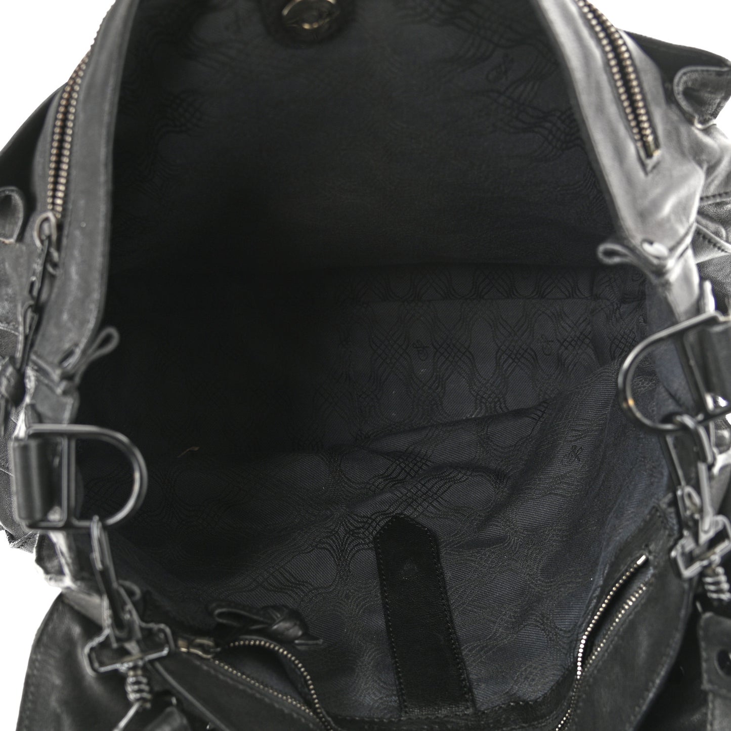 Lambskin PS1 Large Satchel Black