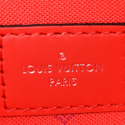 Louis Vuitton Monogram Escale Neverfull MM GM Pochette Rouge 6 of 8