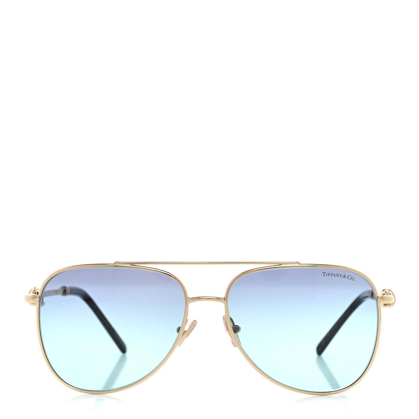 Metal Knot Aviator Sunglasses TF3116 Pale Gold