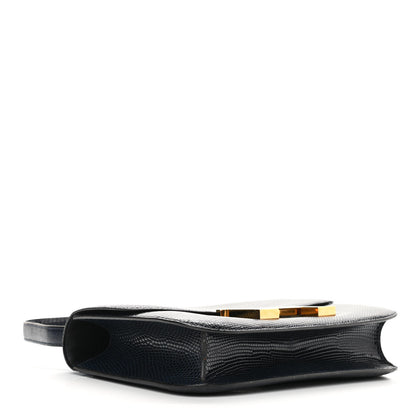 Hermes Lizard Constance 23 Bleu Marine 4 of 16
