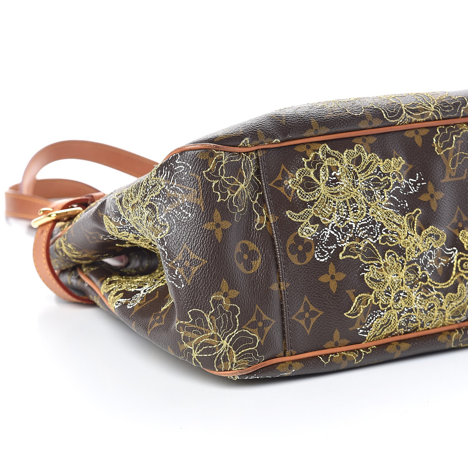 Louis Vuitton Monogram Dentelle Batignolles Horizontal Gold 8 of 9