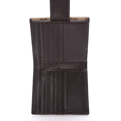Gucci Monogram Abbey Compact Wallet Dark Brown 5 of 18