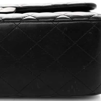Chanel Lambskin Quilted Jumbo Double Flap Black 11 of 11