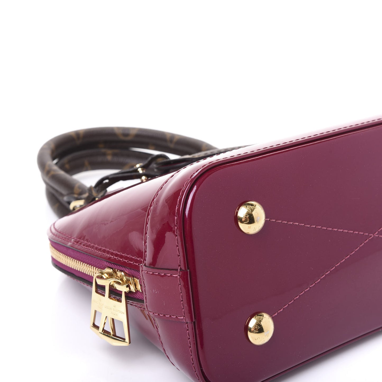 Patent Monogram Alma BB Magenta