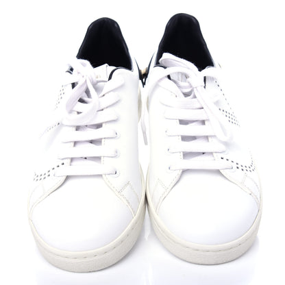Valentino Garavani Calfskin Womens Backnet Sneakers 37.5 White Black 5 of 10