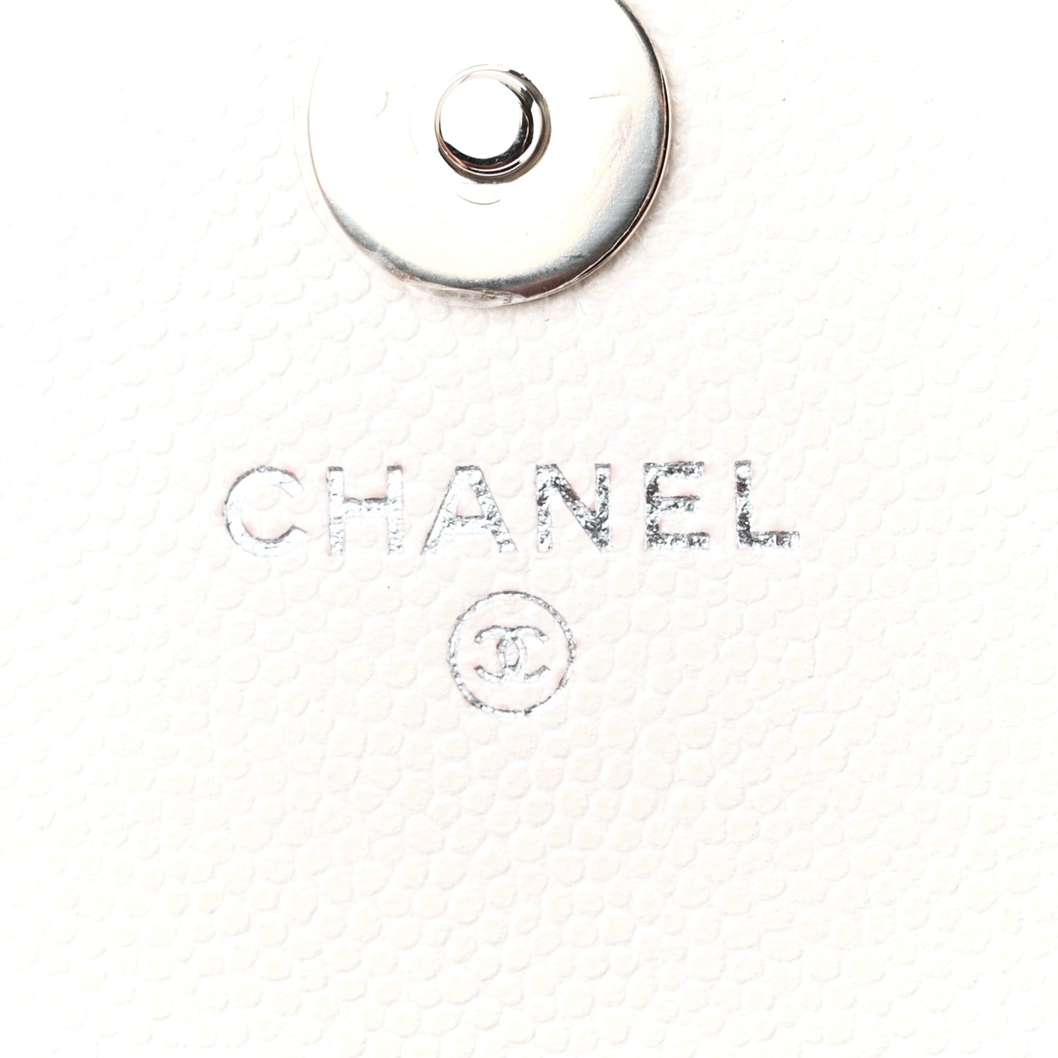 Chanel Caviar Quilted My Everything Belt Flap Card Holder White 6 of 14