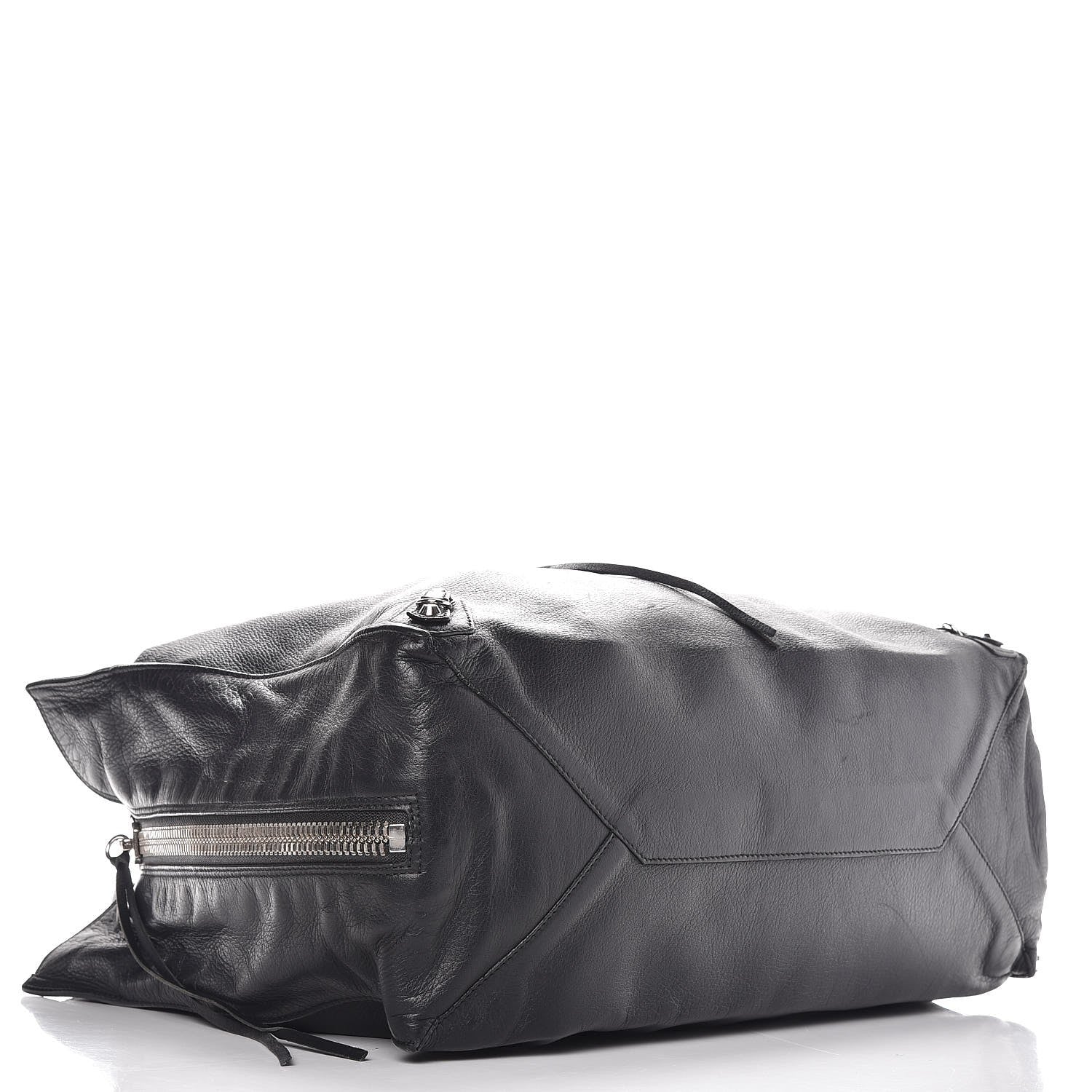 Balenciaga Supple Calfskin Papier A4 Zip Around Tote Black 4 of 7