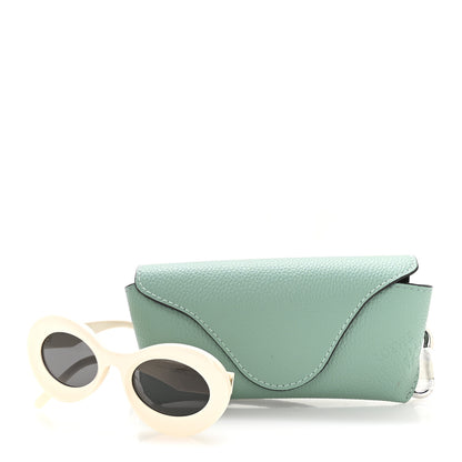 Loewe Acetate Loop Sunglasses LW40110U Off White 8 of 8