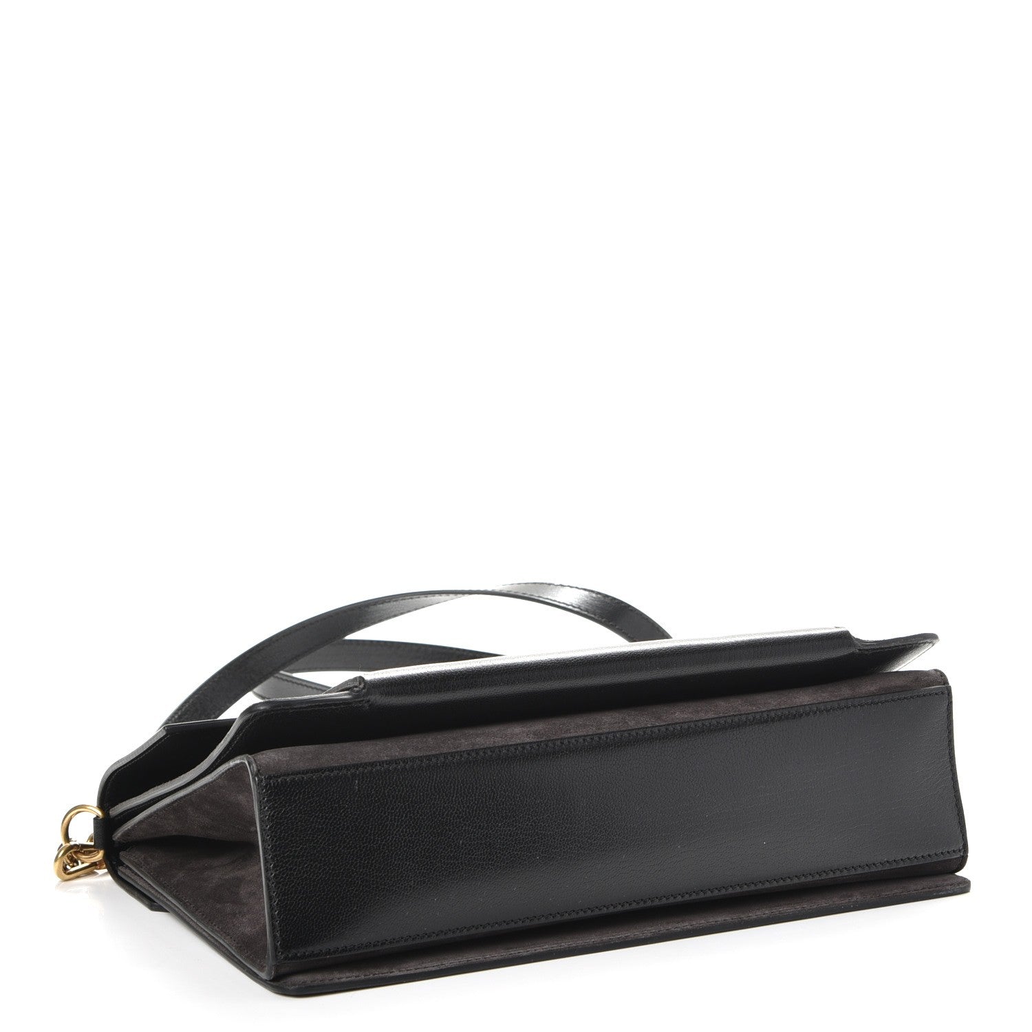 Givenchy Calfskin Suede Medium GV3 Flap Black 4 of 7