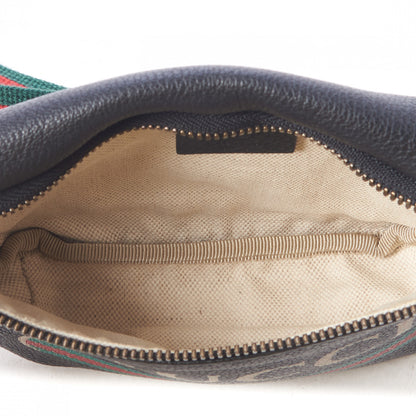 Gucci Grained Calfskin Small Logo Belt Bag Black 7 of 9