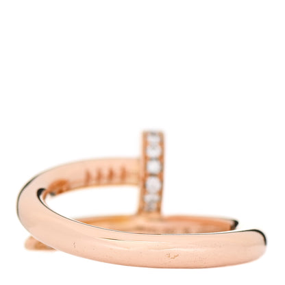 Cartier 18K Pink Gold Diamond Juste Un Clou Ring 50 5.25 3 of 6