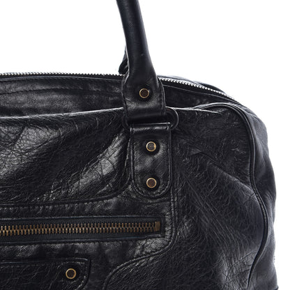Balenciaga Agneau Classic Hardware Shoulder Bag Black 11 of 13