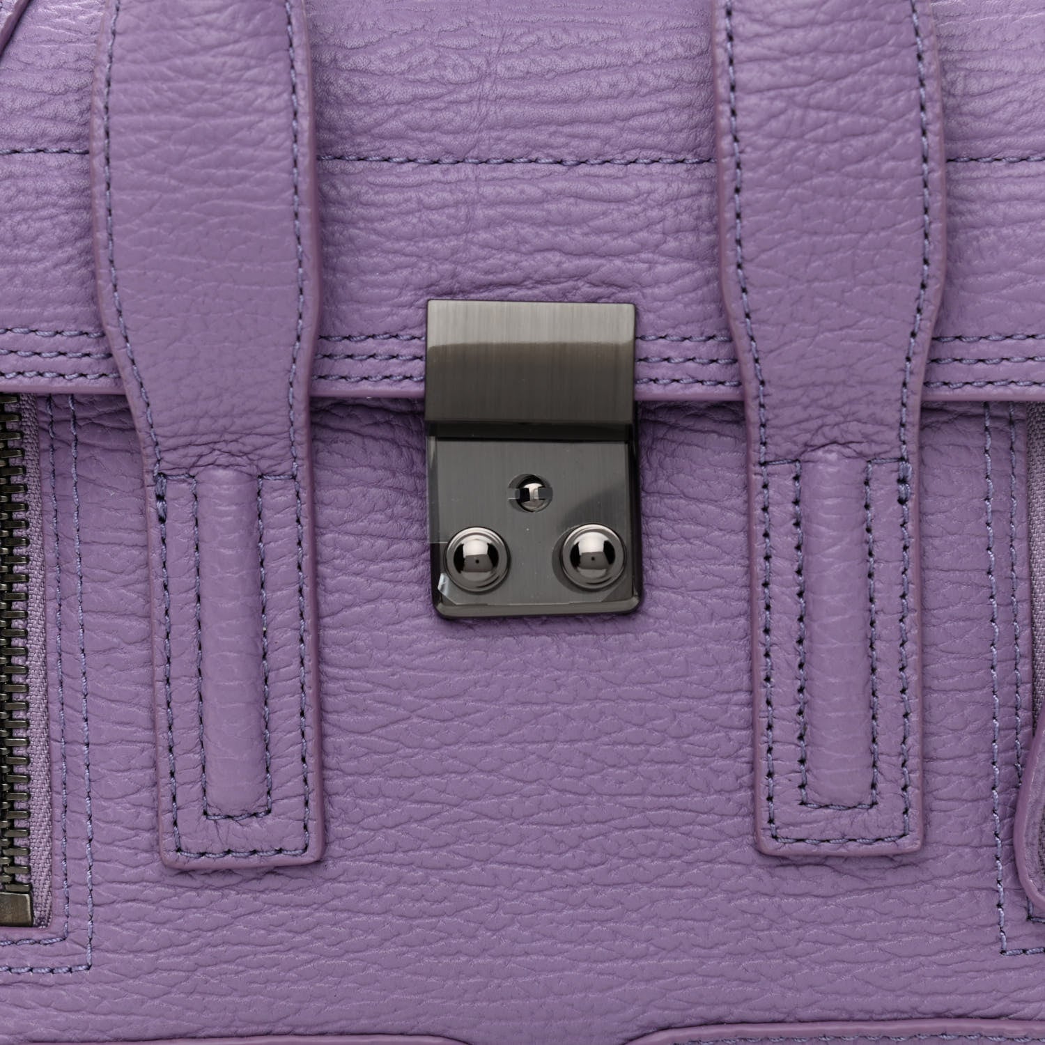 3.1 Phillip Lim Textured Calfskin Mini Pashli Satchel Violet 7 of 9