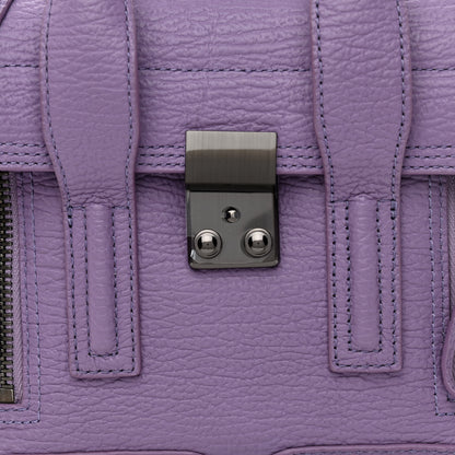 3.1 Phillip Lim Textured Calfskin Mini Pashli Satchel Violet 7 of 9