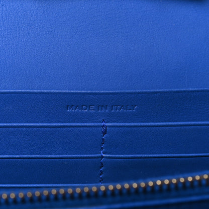 Saint Laurent Calfskin Classic Y Ligne Chain Wallet Bleu Majorelle 7 of 12