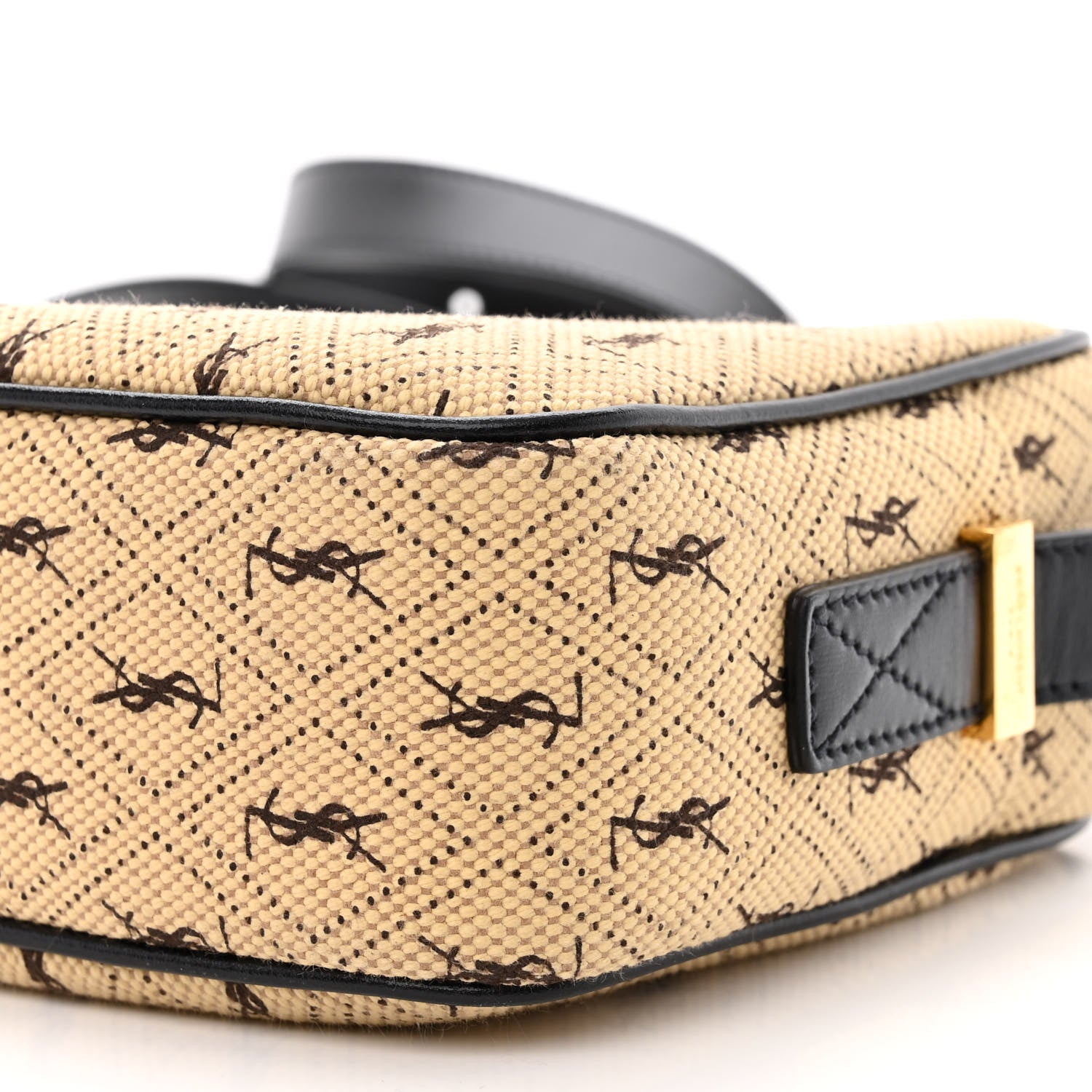 Saint Laurent Canvas Monogram All Over Camera Bag Beige 10 of 12