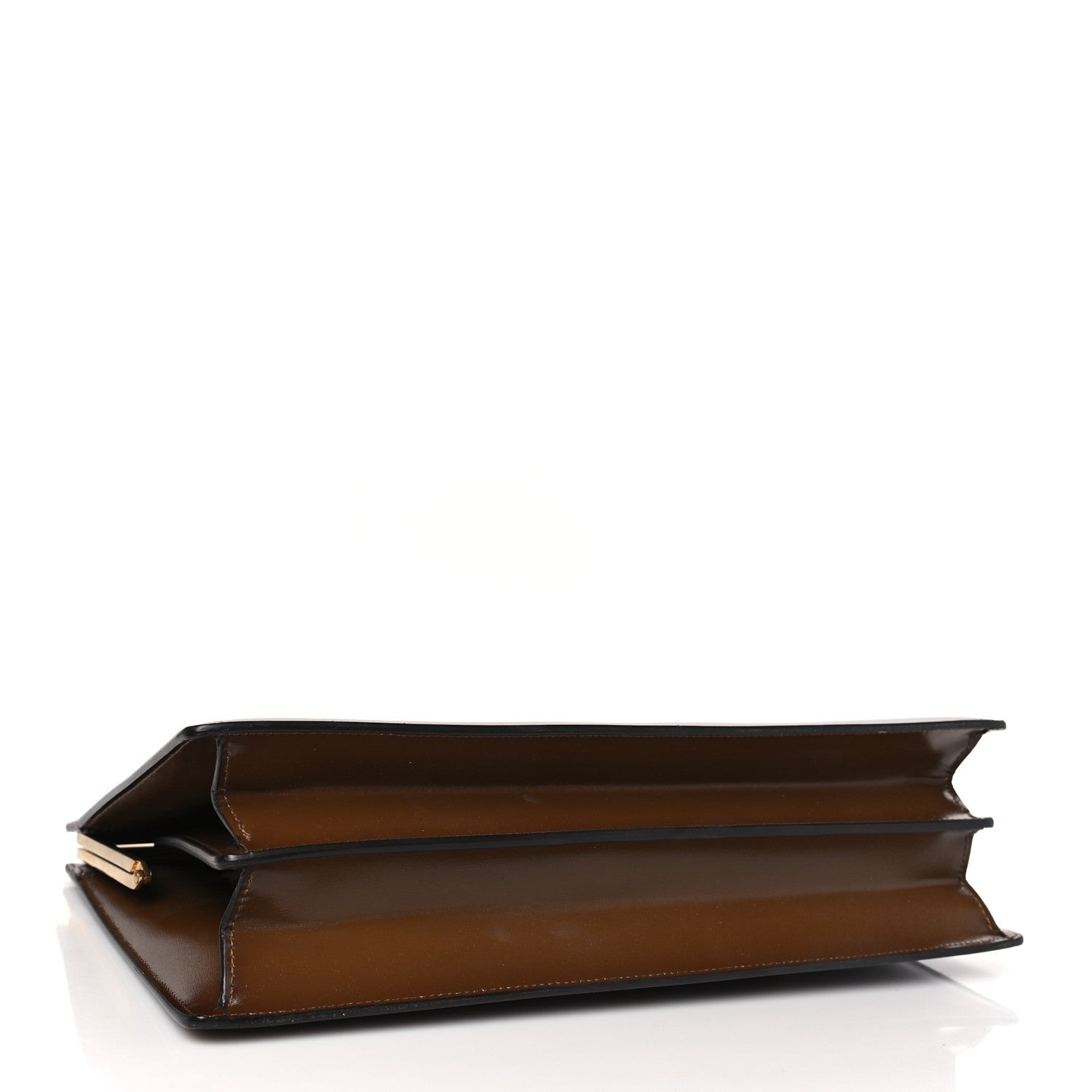 Celine Patina Box Calfskin Medium Clasp Bag Camel 4 of 12