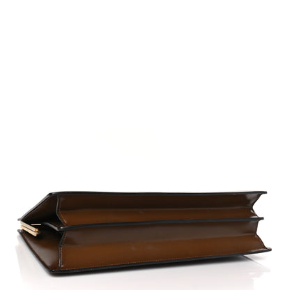 Celine Patina Box Calfskin Medium Clasp Bag Camel 4 of 12