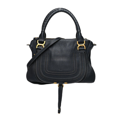 Chloe Calfskin Medium Marcie Satchel Black 1 of 14