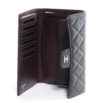 Chanel Caviar Quilted Large Flap Wallet Black 5 of 7