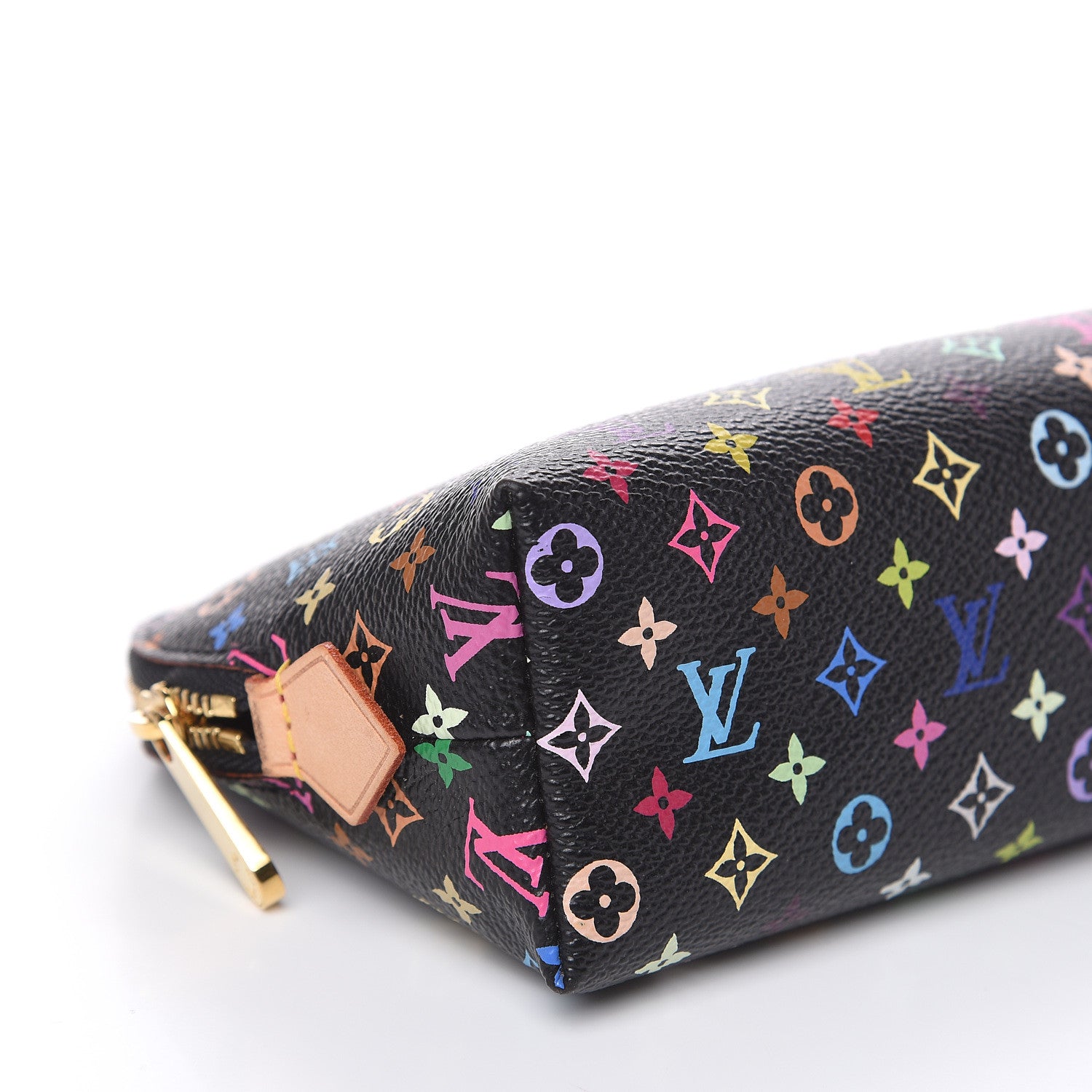 Louis Vuitton Monogram Multicolor Cosmetic Pouch Black Grenade 7 of 8