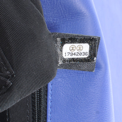 Chanel Calfskin Quilted Large Boy Flap Blue Fonce 7 of 8