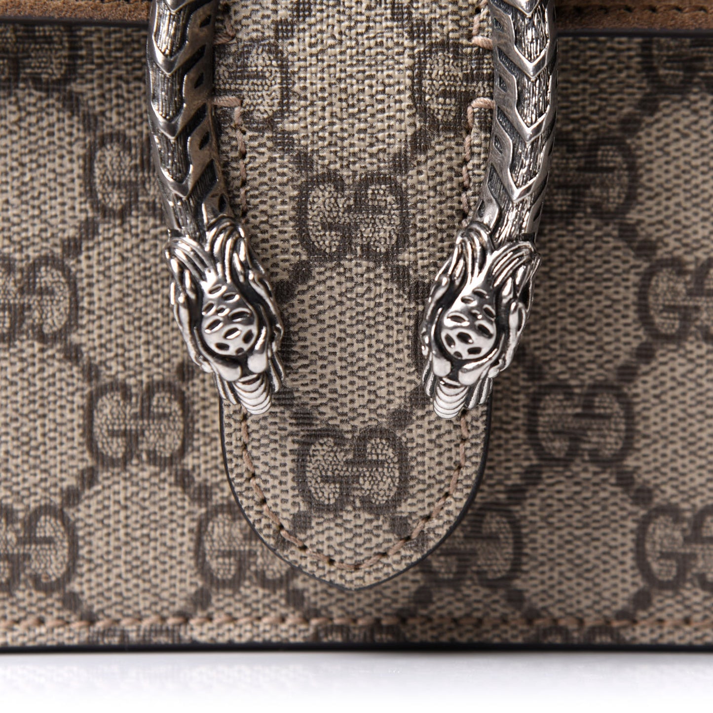 GG Supreme Monogram Mini Dionysus Shoulder Bag Taupe