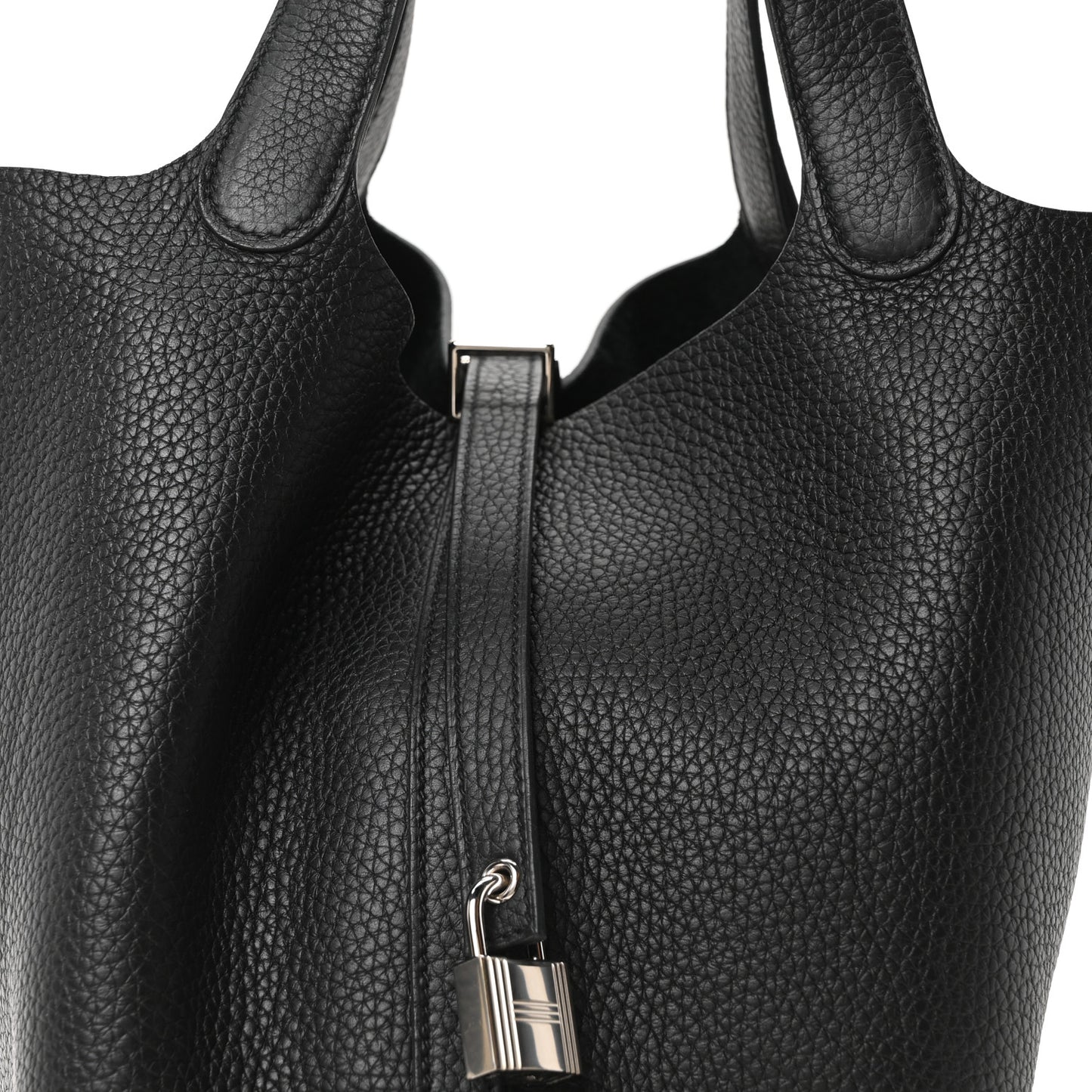 Taurillon Clemence Picotin Lock 22 MM Black