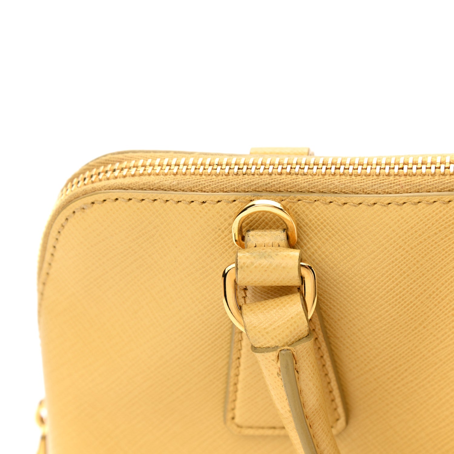 Prada Saffiano Lux Small Promenade Tote Mimosa 15 of 16