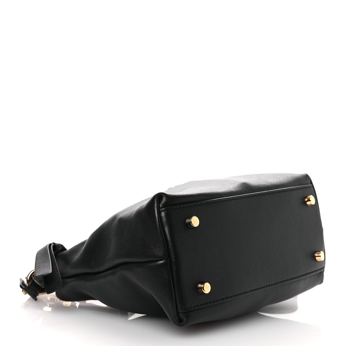 Nappa Logo Tag Hobo Black