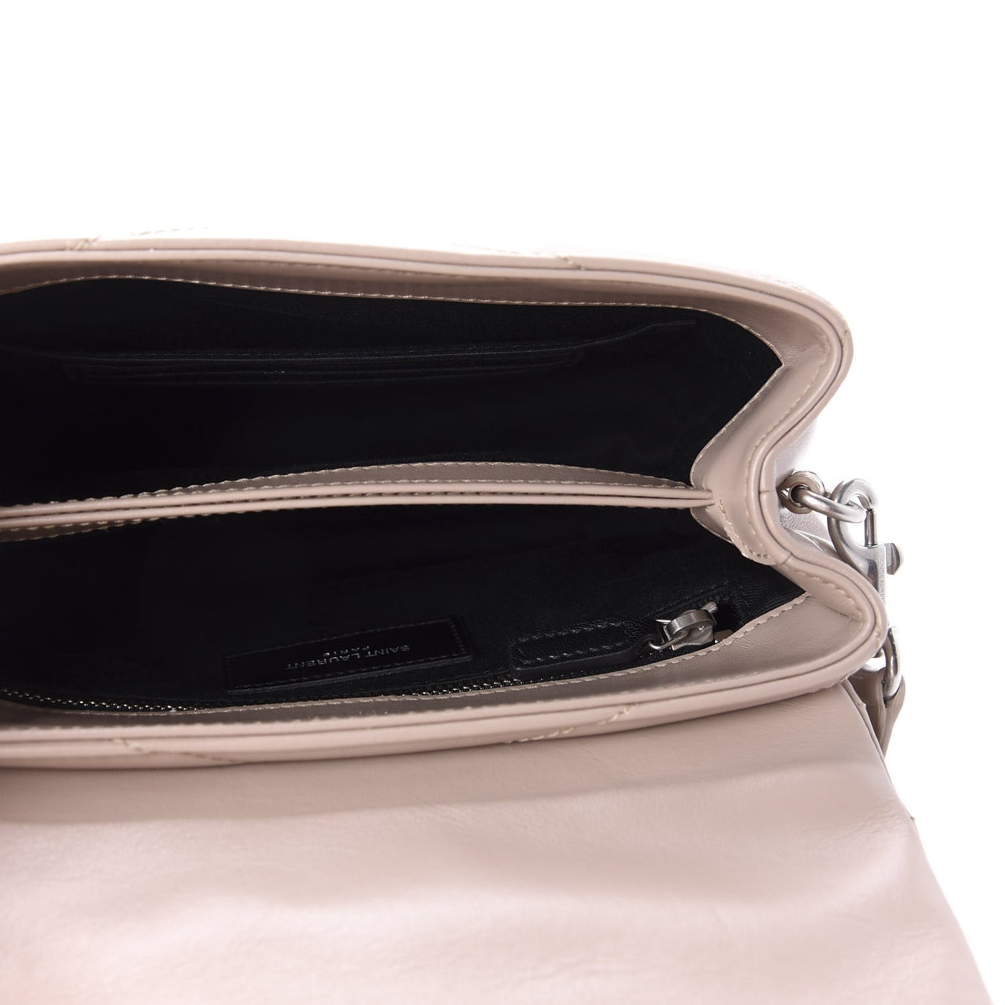Calfskin Y Quilted Monogram Toy Loulou Crossbody Bag Light Natural