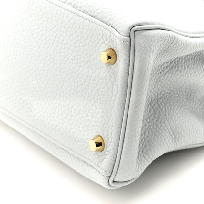 Hermes Taurillon Clemence Kelly Retourne 32 Bleu Pale 10 of 10