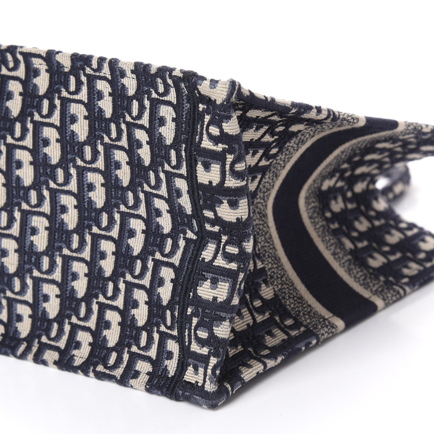 Christian Dior Oblique Medium Book Tote Blue Multicolor 7 of 10