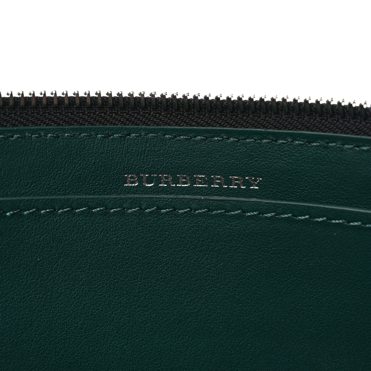 Goatskin D Ring Portland Clutch Black