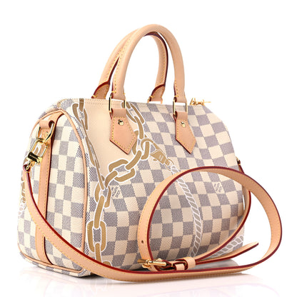 Louis Vuitton Damier Azur Nautical Speedy Bandouliere 25 3 of 9