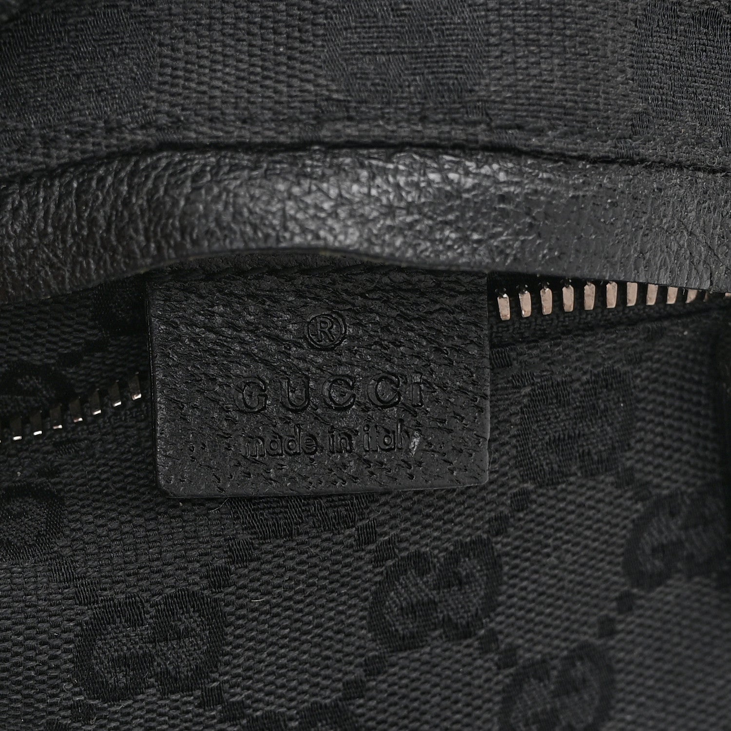 Gucci GG Monogram Double Pocket Belt Bag Black 6 of 10