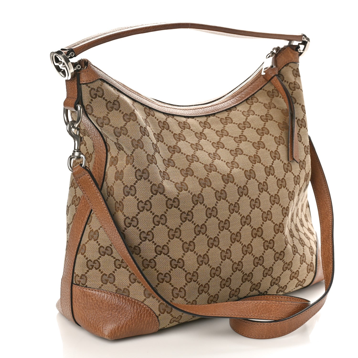 Gucci Monogram Small Miss GG Hobo Light Cuir 2 of 12