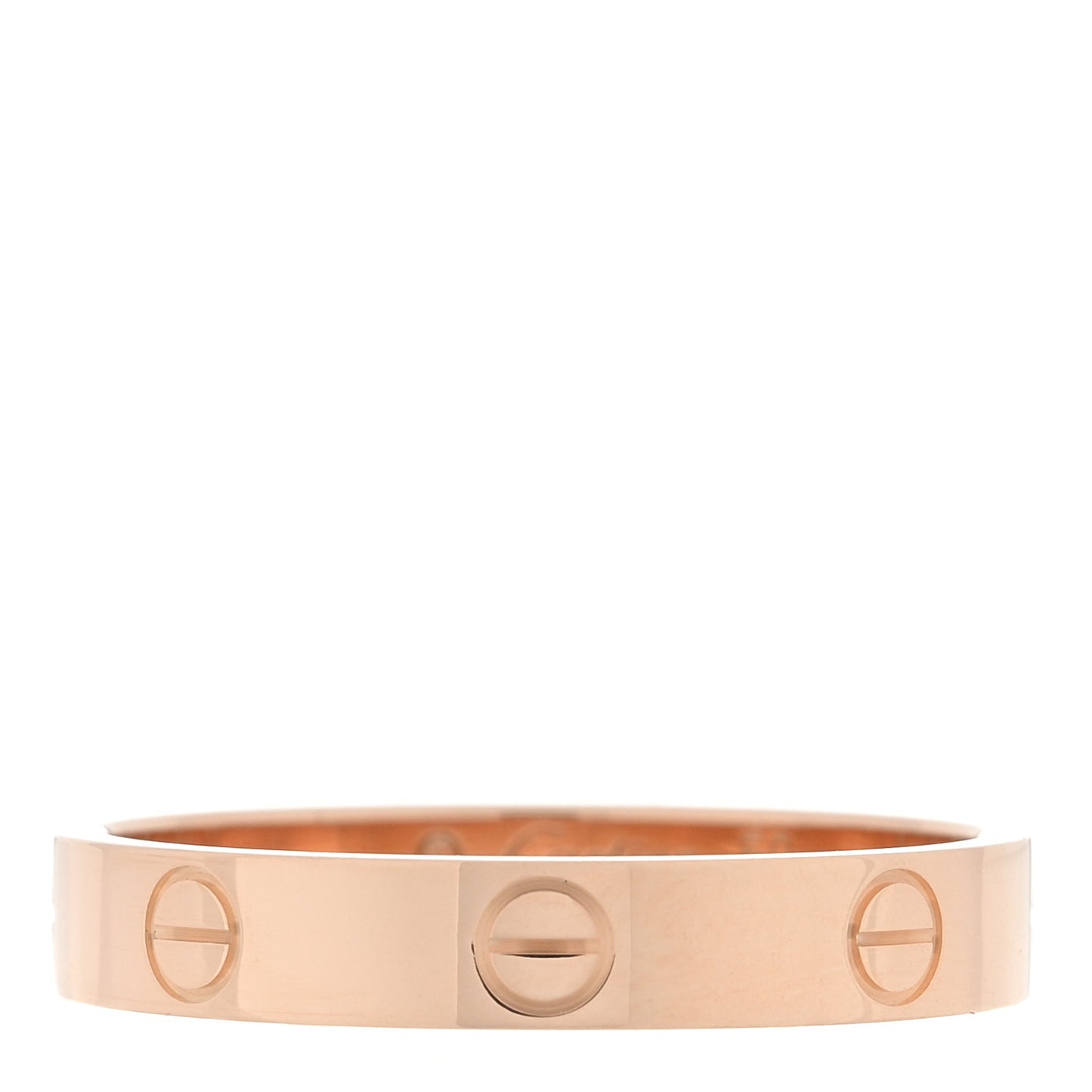18K Pink Gold 3.5mm LOVE Wedding Band Ring 59 8.75