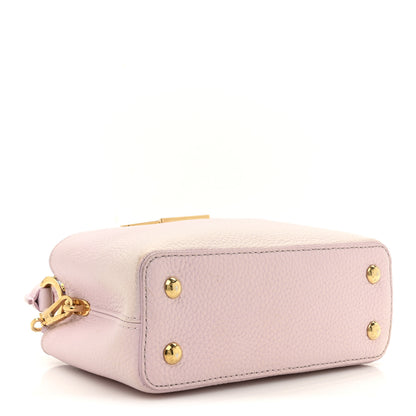 Louis Vuitton Taurillon LV Ski Capucines Mini Pearly Lilac 4 of 14