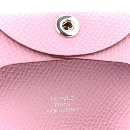 Hermes Epsom Bastia Coin Purse Mauve Sylvestre 6 of 8